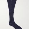 Ribbed Wool and Cashmere-Blend Socks Ribbed Wool and Cashmere-Blend Socks