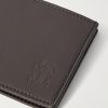 Logo-Debossed Leather Billfold Wallet With Money Clip - CU