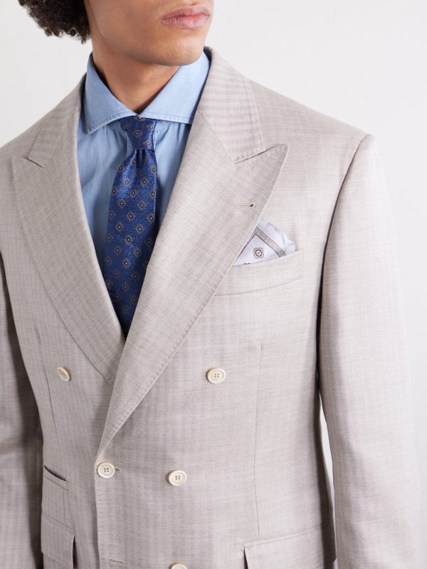 Printed Silk Pocket Square - OU