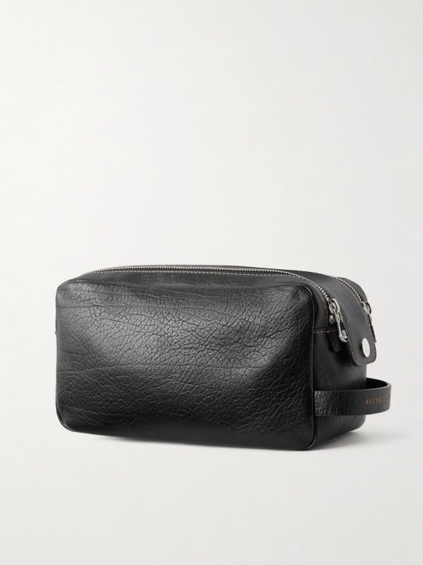 Leather Wash Bag - BK Leather Wash Bag - BK