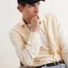 Logo-Embroidered Leather-Trimmed Cotton-Twill Baseball Cap - OU Logo-Embroidered Leather-Trimmed Cotton-Twill Baseball Cap - OU
