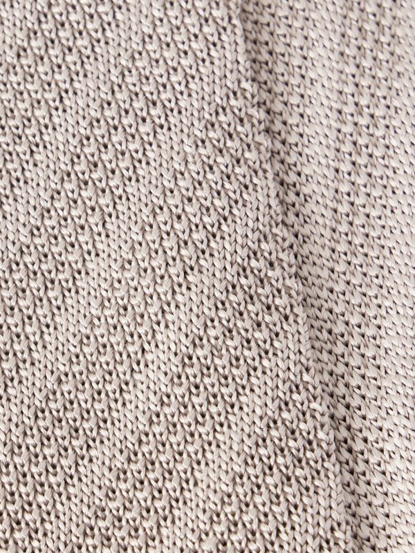 8cm Striped Knitted Silk Tie - CU 8cm Striped Knitted Silk Tie - CU
