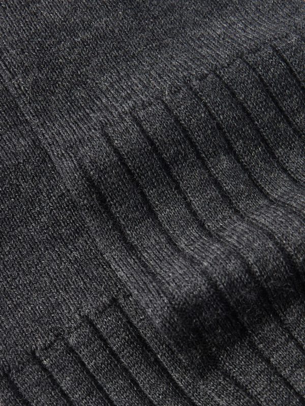 Ribbed Wool and Cashmere-Blend Socks - CU