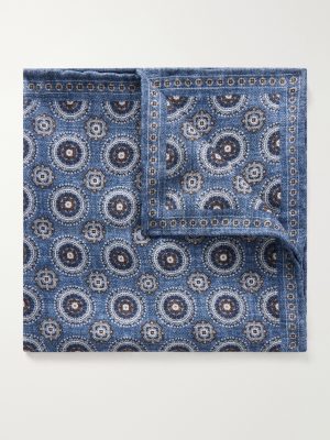 Printed Silk Pocket Square Printed Silk Pocket Square