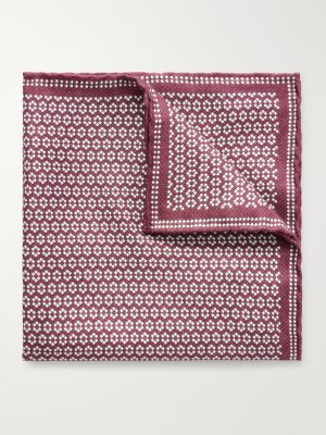 Printed Silk Pocket Square Printed Silk Pocket Square