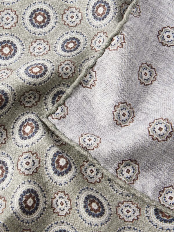 Printed Silk Pocket Square - CU Printed Silk Pocket Square - CU
