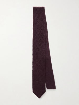 8cm Knitted Silk Tie