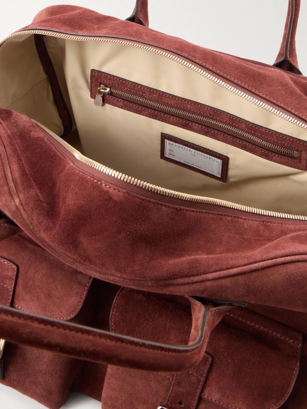 Suede Weekend Bag - E1 Suede Weekend Bag - E1