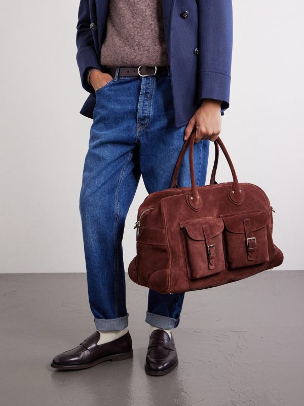 Suede Weekend Bag - FR Suede Weekend Bag - FR