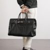 Panelled Full-Grain Leather Weekend Bag - OU Panelled Full-Grain Leather Weekend Bag - OU