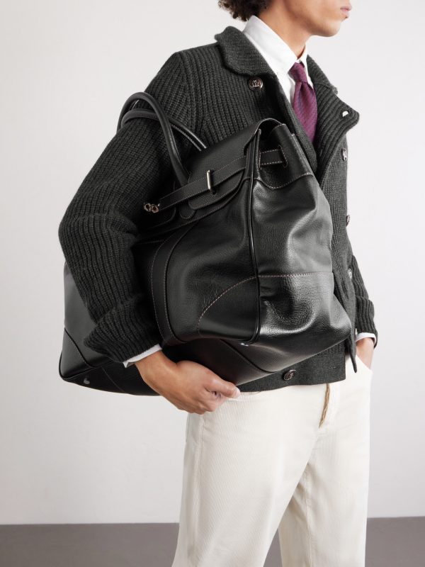 Panelled Full-Grain Leather Weekend Bag - OU2 Panelled Full-Grain Leather Weekend Bag - OU2