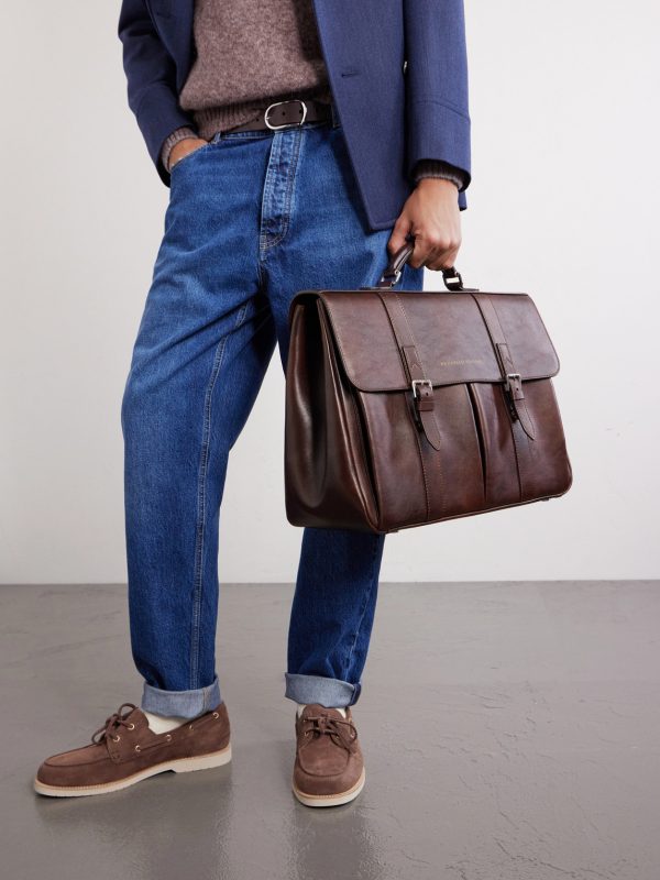 Leather Briefcase - OU