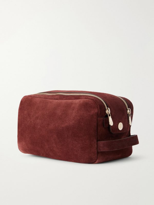 Suede Wash Bag - BK Suede Wash Bag - BK