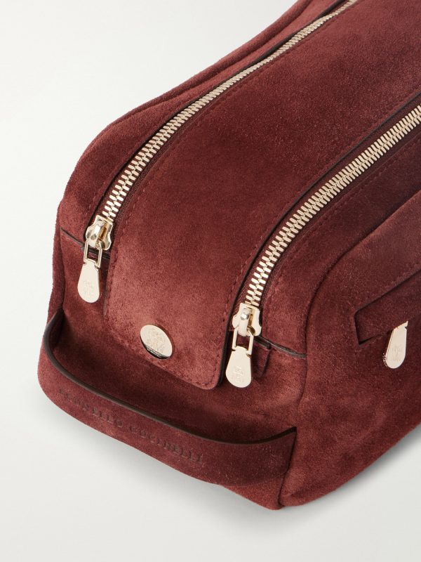 Suede Wash Bag - CU Suede Wash Bag - CU