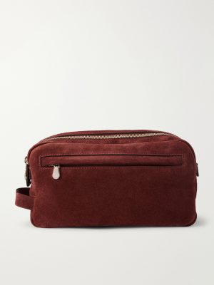 Suede Wash Bag Suede Wash Bag