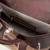Herringbone Canvas and Leather Weekend Bag - E1 Herringbone Canvas and Leather Weekend Bag - E1