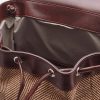 Leather-Trimmed Herringbone Canvas Backpack - E1 Leather-Trimmed Herringbone Canvas Backpack - E1