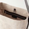 Leather-Trimmed Canvas Tote Bag - E1 Leather-Trimmed Canvas Tote Bag - E1