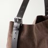 Leather-Trimmed Canvas Tote Bag - CU Leather-Trimmed Canvas Tote Bag - CU