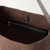 Leather-Trimmed Canvas Tote Bag - E1 Leather-Trimmed Canvas Tote Bag - E1
