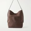 Leather-Trimmed Canvas Tote Bag Leather-Trimmed Canvas Tote Bag