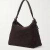 Suede Messenger Bag - BK Suede Messenger Bag - BK