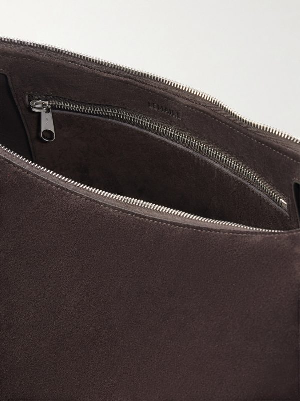 Suede Messenger Bag - E1 Suede Messenger Bag - E1