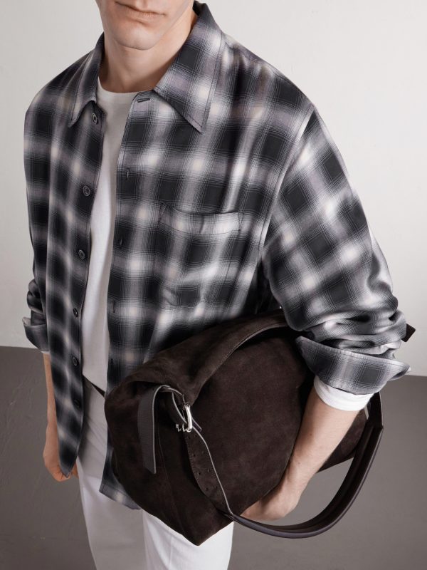 Suede Messenger Bag - E3 Suede Messenger Bag - E3