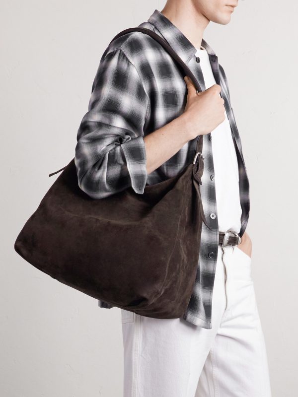 Suede Messenger Bag - OU Suede Messenger Bag - OU