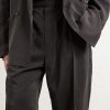 Straight-Leg Silk-Blend Suit Trousers - CU