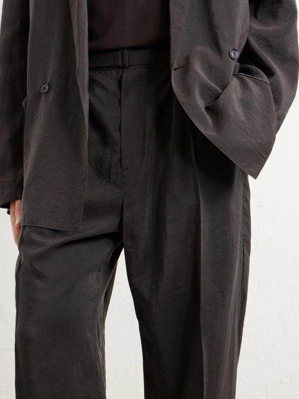 Straight-Leg Silk-Blend Suit Trousers - CU
