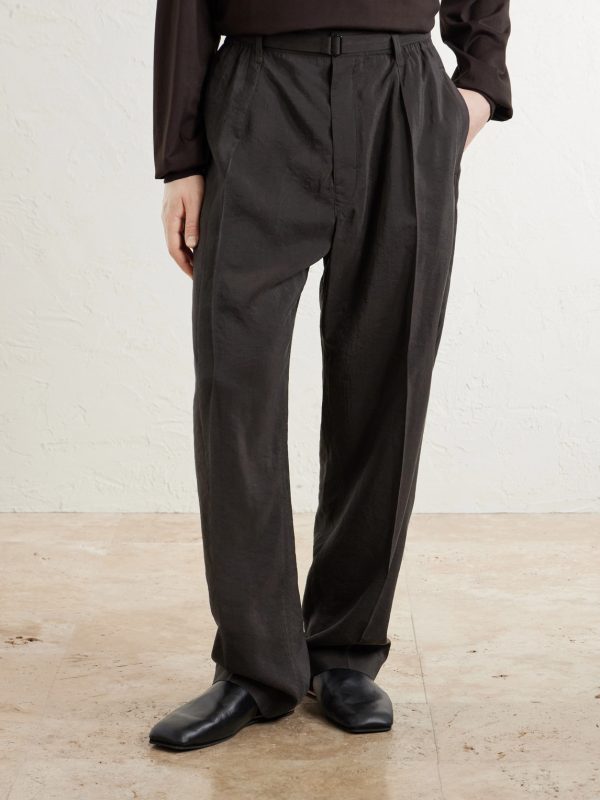 Straight-Leg Silk-Blend Suit Trousers - FR