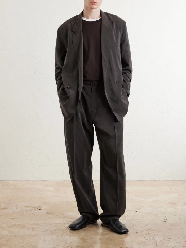 Straight-Leg Silk-Blend Suit Trousers - OU