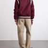 The Hayes Leather Trimmed Wool-Blend Jacket - BK The Hayes Leather Trimmed Wool-Blend Jacket - BK