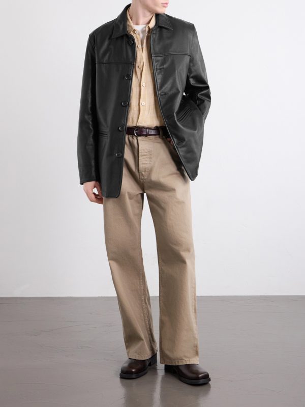 European Aniline Leather Jacket - OU European Aniline Leather Jacket - OU