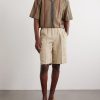 Ronen Camp-Collar Striped Jacquard-Knit Cotton Shirt - OU Ronen Camp-Collar Striped Jacquard-Knit Cotton Shirt - OU