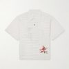 Rohit Embroidered Checked Cotton Shirt Rohit Embroidered Checked Cotton Shirt