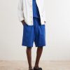 Ronald Convertible-Collar Embroidered Striped Cotton Shirt - OU