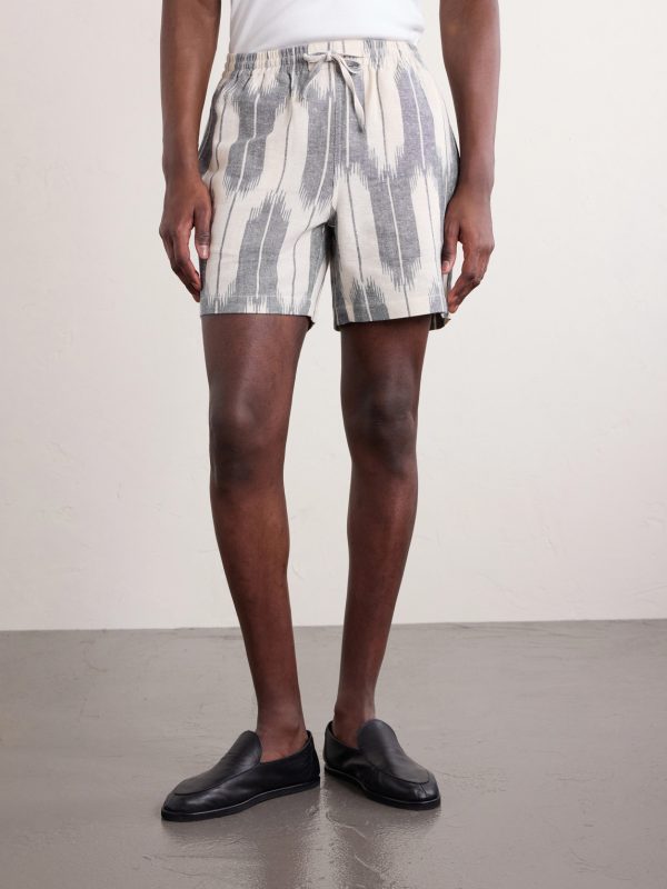 Olbia Straight-Leg Cotton Drawstring Shorts - FR