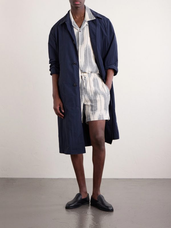 Olbia Straight-Leg Cotton Drawstring Shorts - OU