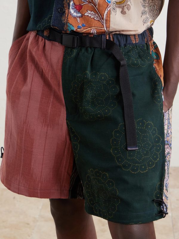 Kami Wide-Leg Belted Cotton Shorts - E1 Kami Wide-Leg Belted Cotton Shorts - E1