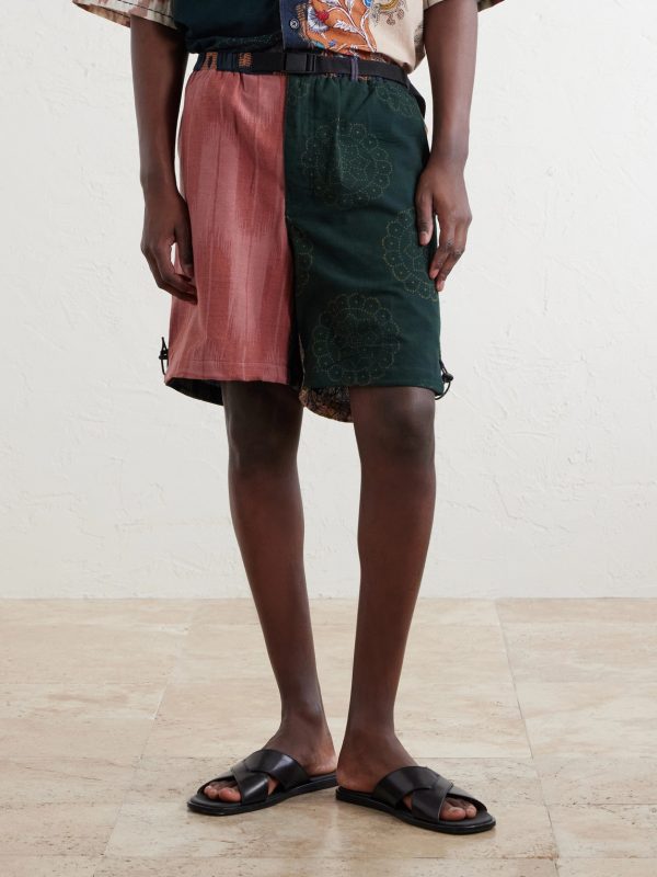 Kami Wide-Leg Belted Cotton Shorts - FR Kami Wide-Leg Belted Cotton Shorts - FR