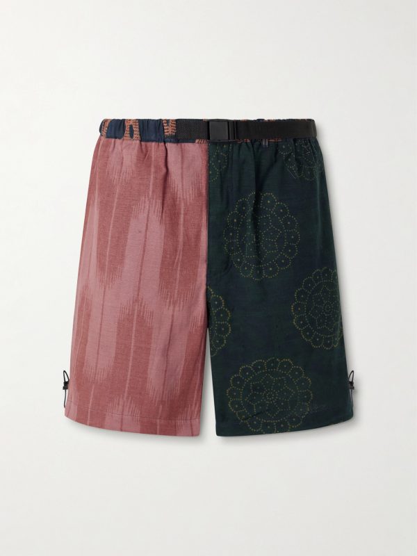 Kami Wide-Leg Belted Cotton Shorts Kami Wide-Leg Belted Cotton Shorts