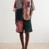 Kami Wide-Leg Belted Cotton Shorts - OU Kami Wide-Leg Belted Cotton Shorts - OU