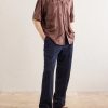 Rohit Convertible-Collar Floral-Embroidered Silk-Satin Shirt - OU