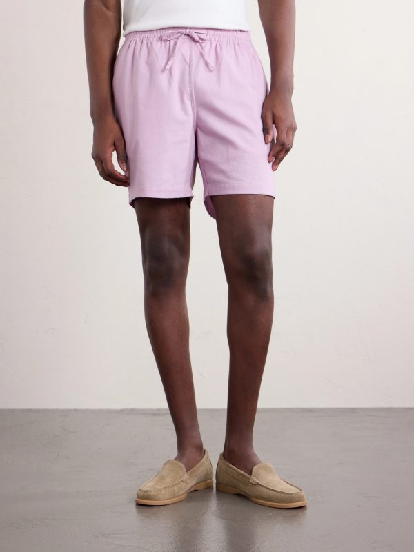 Olbia Straight-Leg Cotton Drawstring Shorts - FR