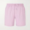 Olbia Straight-Leg Cotton Drawstring Shorts