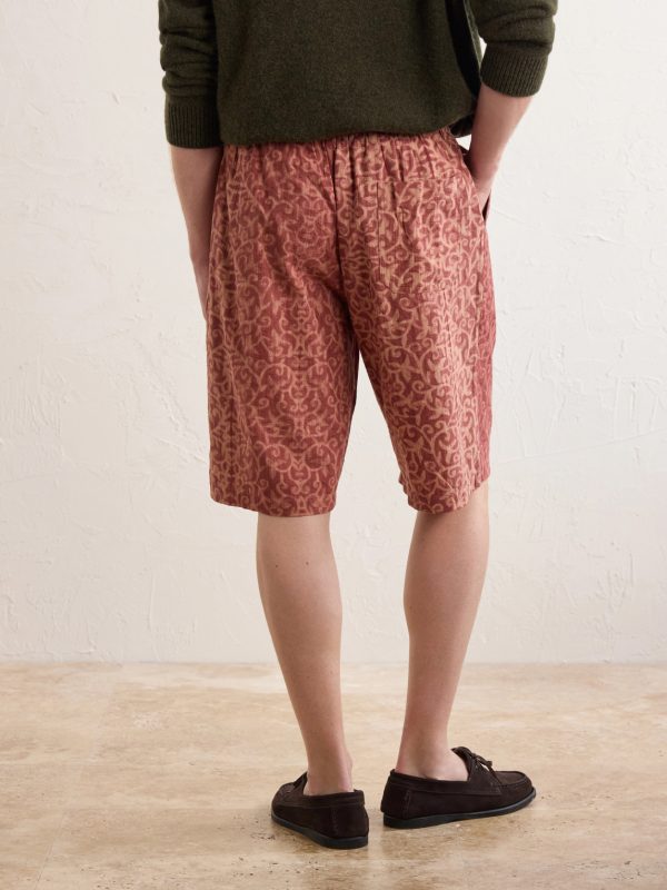 Milo Shibori Straight-Leg Printed Cotton Shorts - BK Milo Shibori Straight-Leg Printed Cotton Shorts - BK