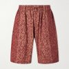 Milo Shibori Straight-Leg Printed Cotton Shorts Milo Shibori Straight-Leg Printed Cotton Shorts