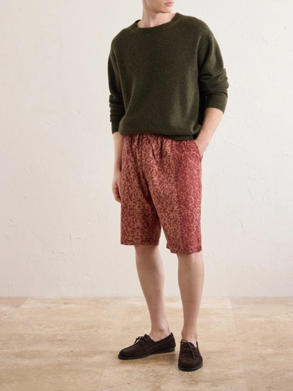 Milo Shibori Straight-Leg Printed Cotton Shorts - OU Milo Shibori Straight-Leg Printed Cotton Shorts - OU